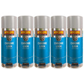 5X Hycote Chrome Look Spray Paint 400ml Spray Paint
